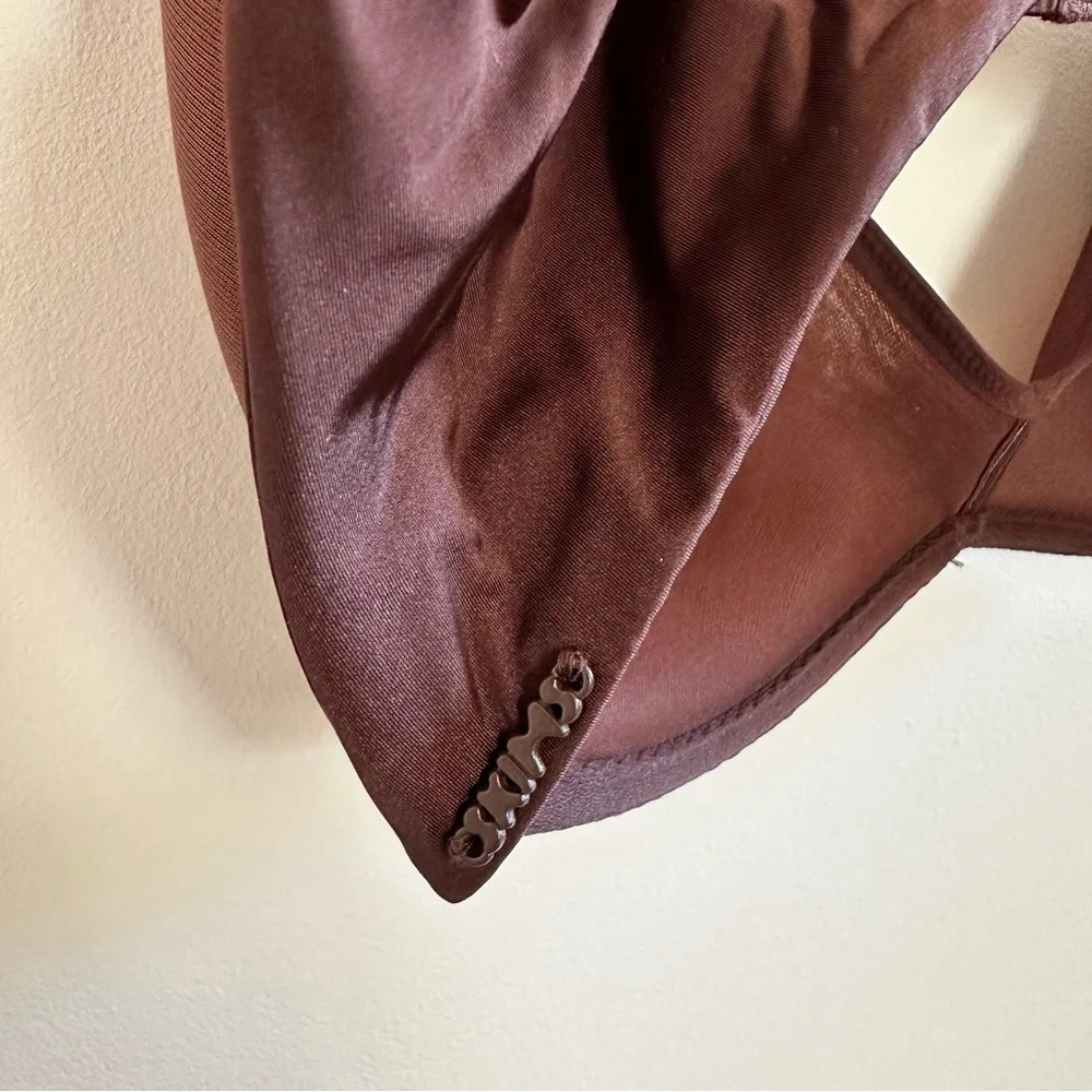SKIMS Weightless Scoop Mesh Bra in Cocoa- 36D - Picture 5 of 5